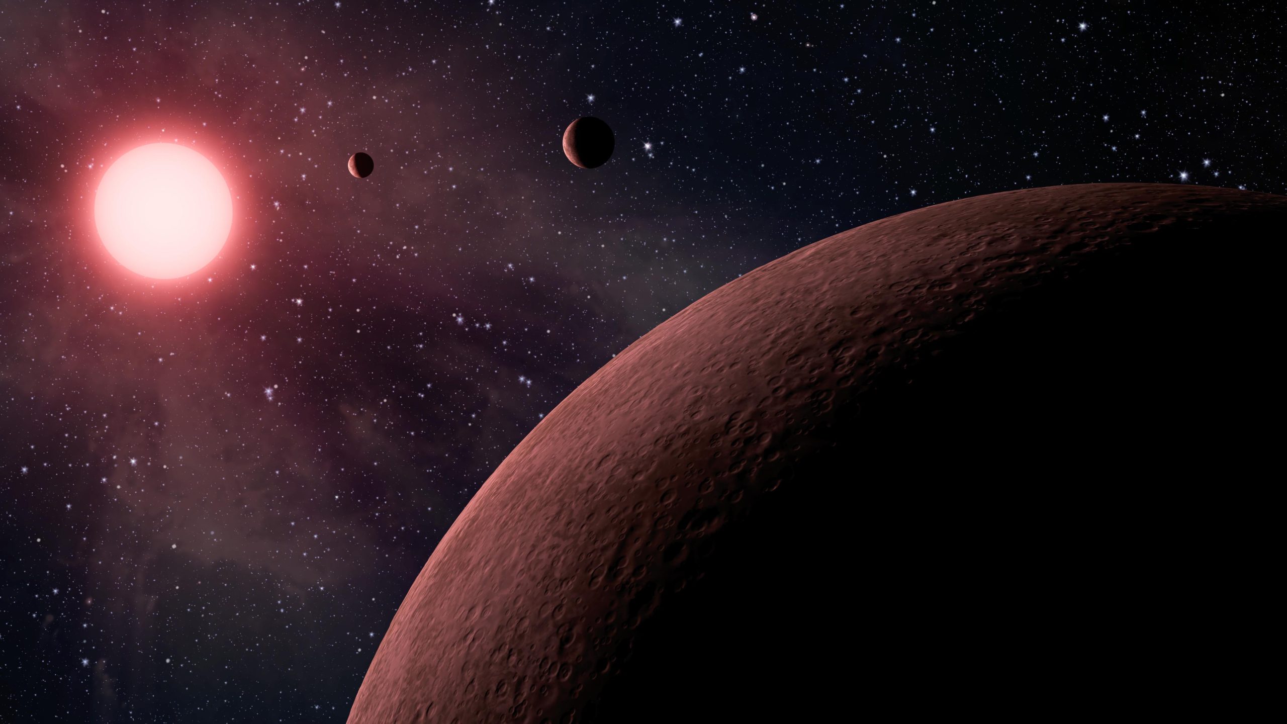 Aστρονόμοι εντόπισαν σύστημα με τρεις πλανήτες στο μέγεθος της Γης – Ενδέχεται να φιλοξενούν ζωή