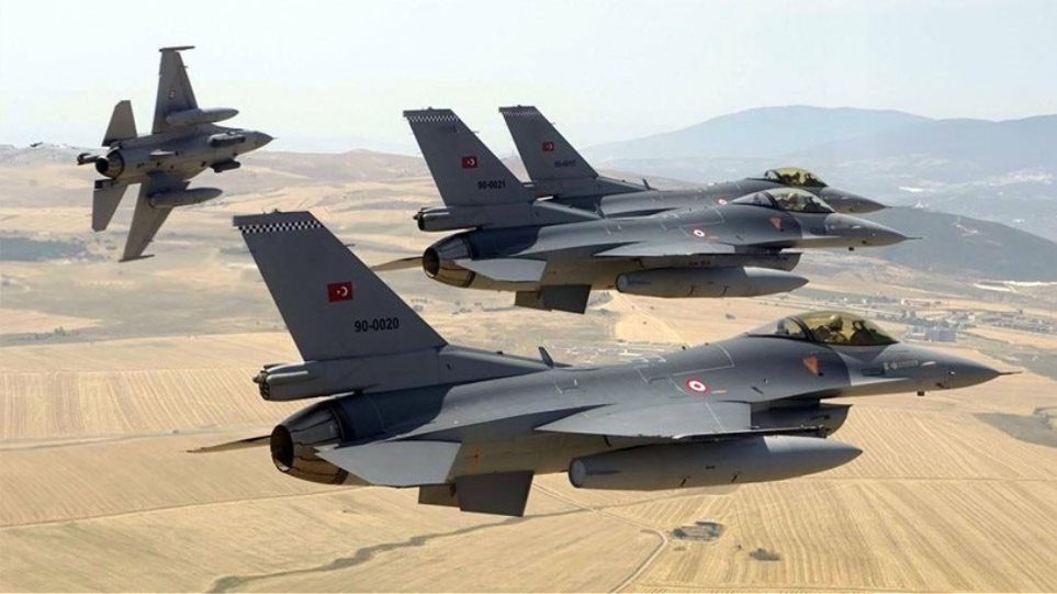 Νέες προκλήσεις στο Αιγαίο: 59 παραβιάσεις και έξι παραβάσεις του FIR από 10 τουρκικά μαχητικά