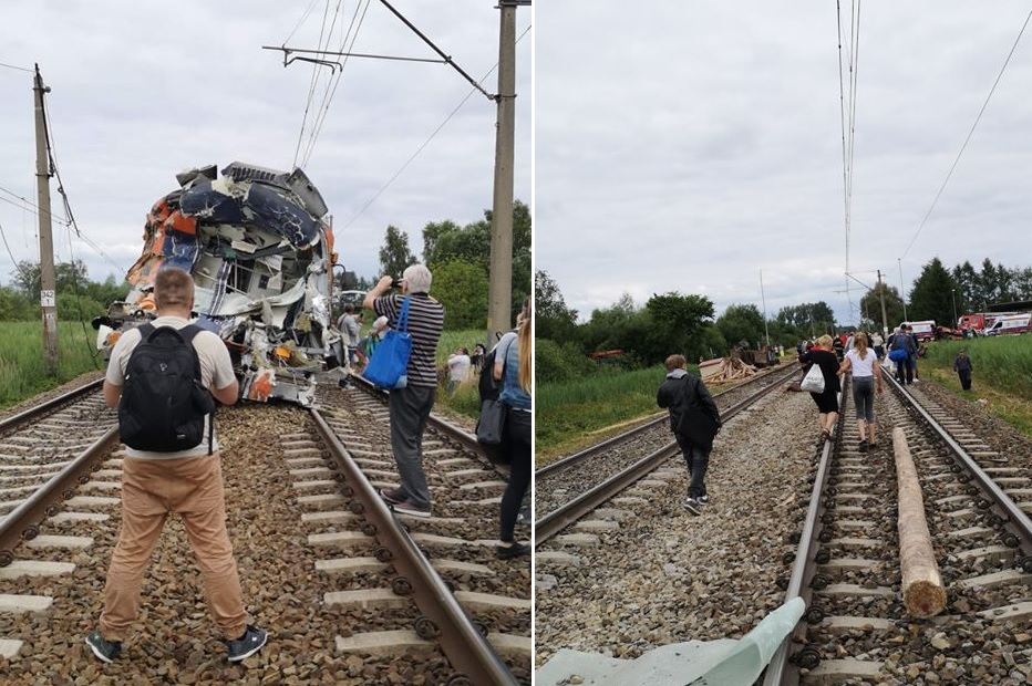 Σύγκρουση τρένου με φορτηγό στην Πολωνία – 1 νεκρός και 27 τραυματίες