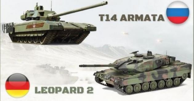 Leopard 2a7 – T14 Armata: Σύγκριση ανάμεσα στα θηρία γερμανικού και ρωσικού στρατού (βίντεο)