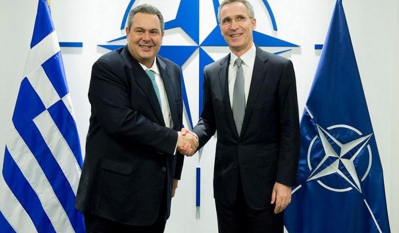 Έκκληση πρωτοβουλιών από τον Π. Καμμένο προς το ΝΑΤΟ και την Ε.Ε για να αντιμετωπιστεί η επιθετικότητα στη Μεσόγειο