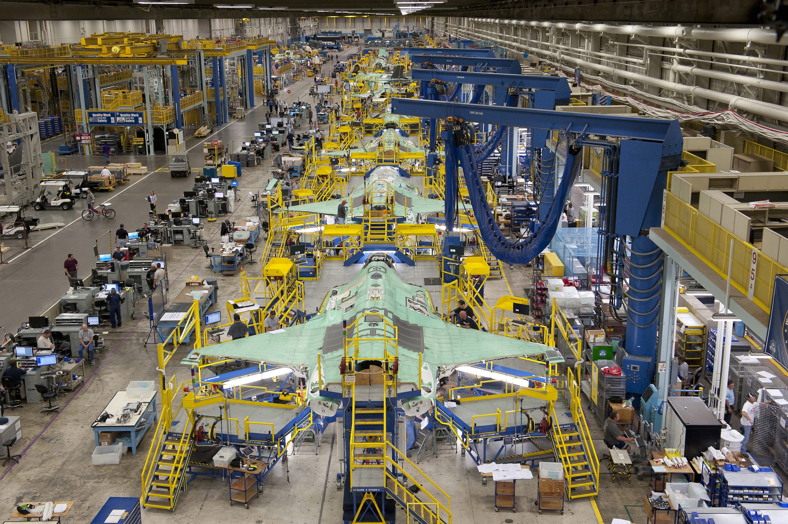 ΗΠΑ: Σε πλήρη παραγωγή η κατασκευή ατράκτων του F-35