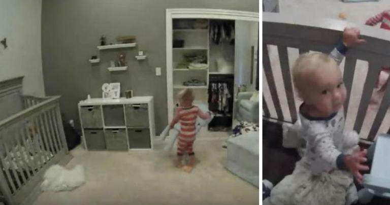 Βίντεο: Μωρό είναι «εγκλωβισμένο» στην κούνια και ο μεγάλος του αδερφός δίνει την ξεκαρδιστικό λύση!