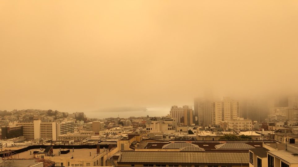 Κόκκινος ο ουρανός του Σαν Φρανσίσκο! – Η πυρκαγιά του Σαββάτου μαίνεται ακόμη (βίντεο)