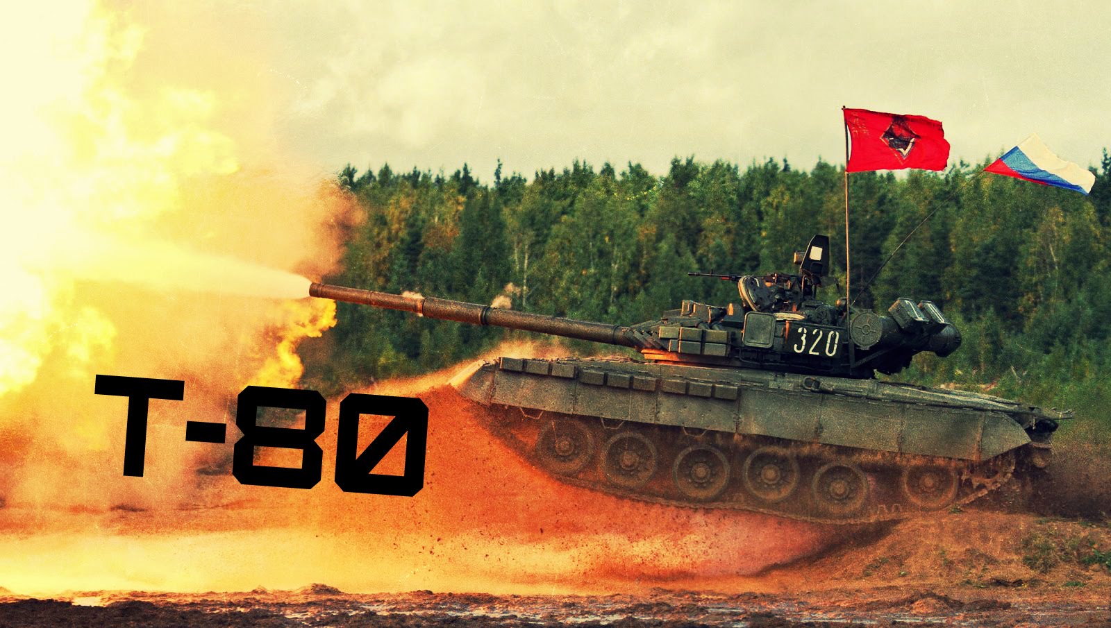 Το μοναδικό Τ-80 σε μια παράσταση ελιγμών και πυρών (βίντεο)