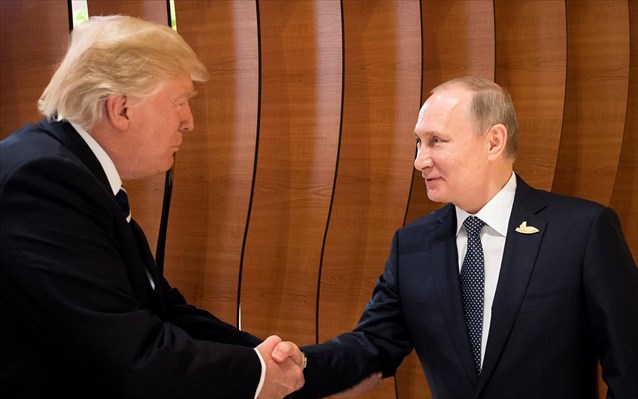 Στις 13:15 της Δευτέρας η συνάντηση Ν.Τραμπ και με Β.Πούτιν στο Ελσίνκι