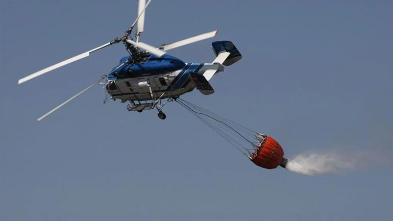 Στέλνουν ελικόπτερο Kamov στην Αλεξανδρούπολη για την κατάσβεση πυρκαγιών