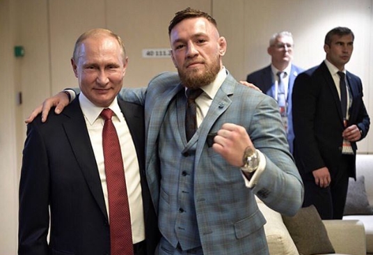 Μουντιάλ 2018: Όταν ο Βλαντιμίρ Πούτιν συνάντησε τον Conor McGregor! (βίντεο)
