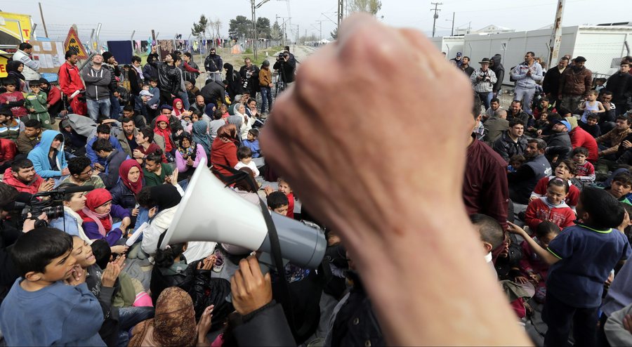 Συγκέντρωση διαμαρτυρίας Ιρακινών για την κατάσταση στη χώρα τους