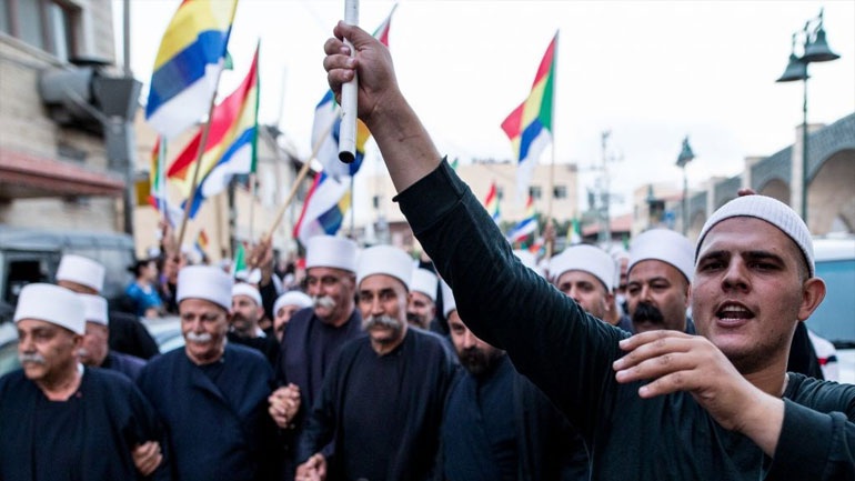 Δρούζοι κατήγγειλαν τον νόμο περί «εθνικού κράτους του εβραϊκού λαού» σε διαδήλωση στο Τελ Αβίβ