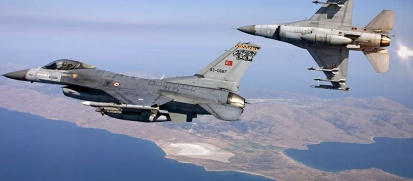 Νέες παραβιάσεις εθνικού εναέριου χώρου από τουρκικά μαχητικά