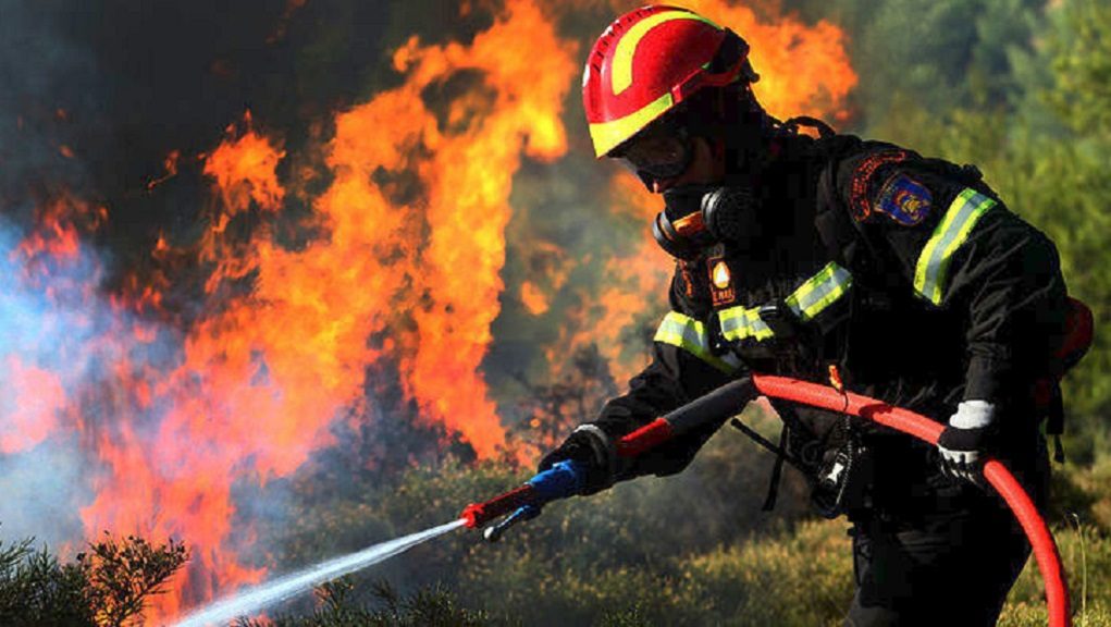 Εύβοια: Σε ύφεση η πυρκαγιά στο δήμο Δίρφης-Μεσσαπίων