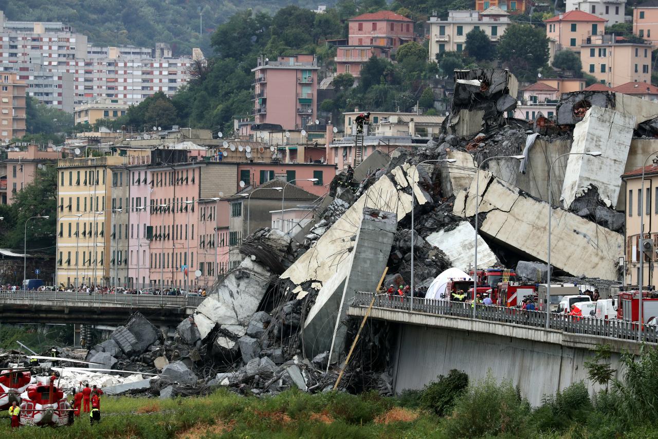 Σε εθνικό πένθος η Ιταλία για την κατάρρευση της γέφυρας
