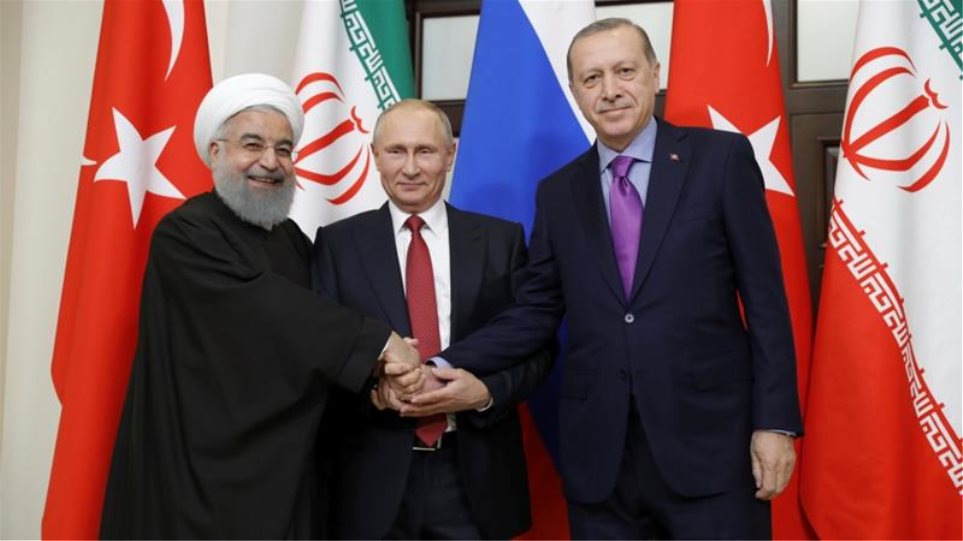 Σύνοδος κορυφής στο Κρεμλίνο με Πούτιν, Ερντογάν και Ροχάνι