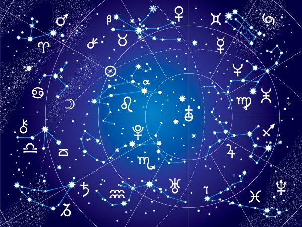 XII Constellations of Zodiac (Ultraviolet Blueprint version)