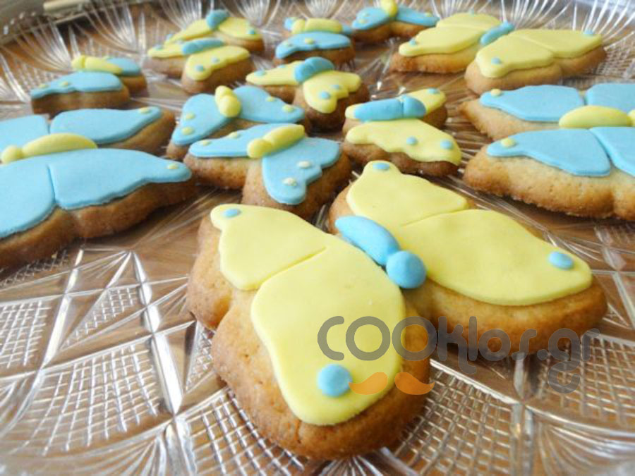 Η συνταγή της ημέρας: Μπισκότα βουτύρου με ζαχαρόπαστα