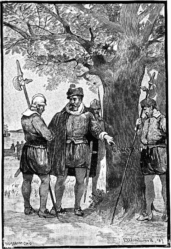 Το 1587 εξαφανίστηκαν 115 άνθρωποι. Αλλά πρώτα χάραξαν ΑΥΤΗ τη λέξη σε ένα δέντρο. Πραγματικά ανατριχιαστικό&#8230;