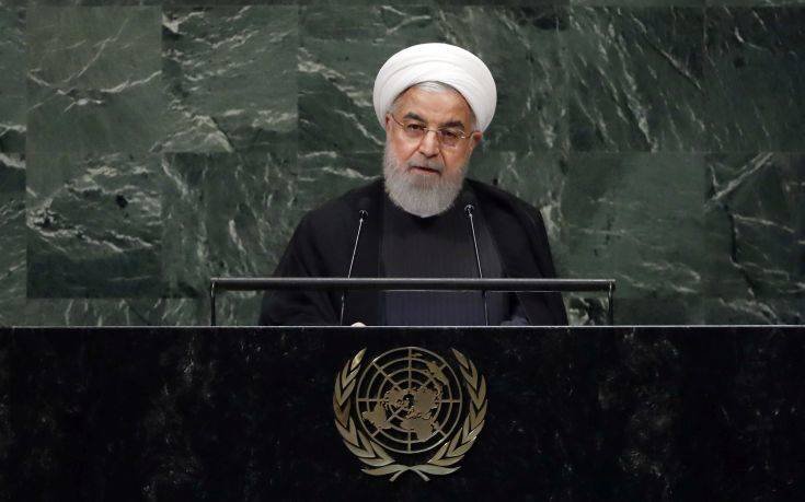 Χασάν Ροχανί από τον ΟΗΕ: «Οι ΗΠΑ θέλουν την ανατροπή της ιρανικής κυβέρνησης»