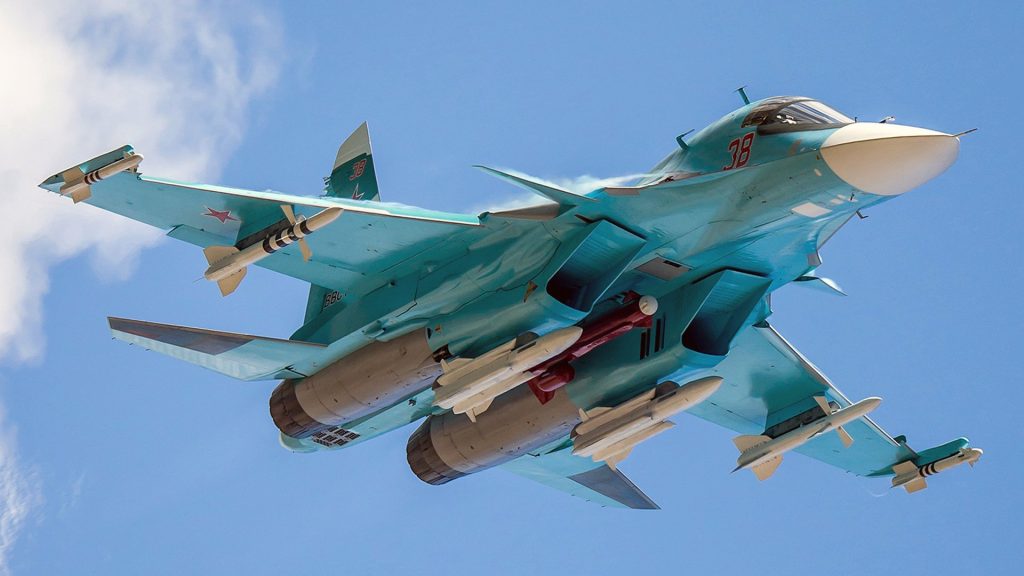 Μαζική εξαπόλυση αντιπλοϊκών πυραύλων Kh-35UEh από ρωσικό Su-34 (βίντεο)