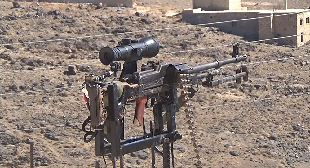 Δείτε  το ρομποτικό πολυβόλο που κατασκεύασε  Σύρος για να προστατευτεί από τις επιθέσεις της ISIS