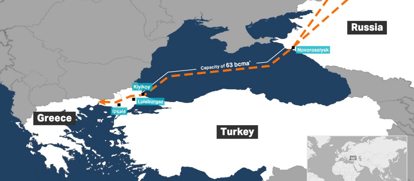 Turksish Stream: Τον Ιανουάριο του 2020 ξεκινά η λειτουργία της δεύτερης γραμμής