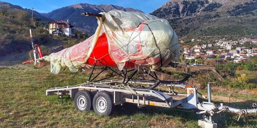 Στο Καρπενήσι βρέθηκε ελικόπτερο που εκλάπη στο Μεσολόγγι!