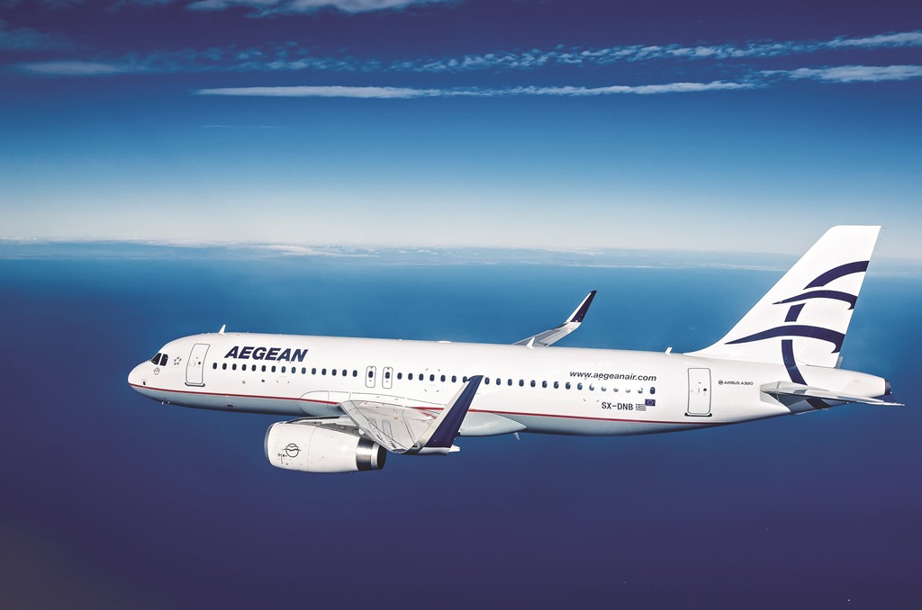 Η AEGEAN κατέλαβε την 5η θέση στη λίστα με τις 20 καλύτερες αεροπορικές εταιρείες στον κόσμο