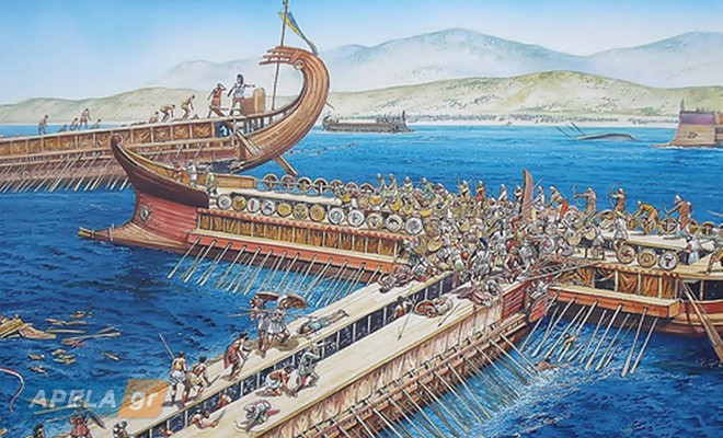 Η Ναυμαχία της Σαλαμίνας: Όταν οι Έλληνες κατατρόπωσαν τον πανίσχυρο στόλο των Περσών (χάρτης, βίντεο)