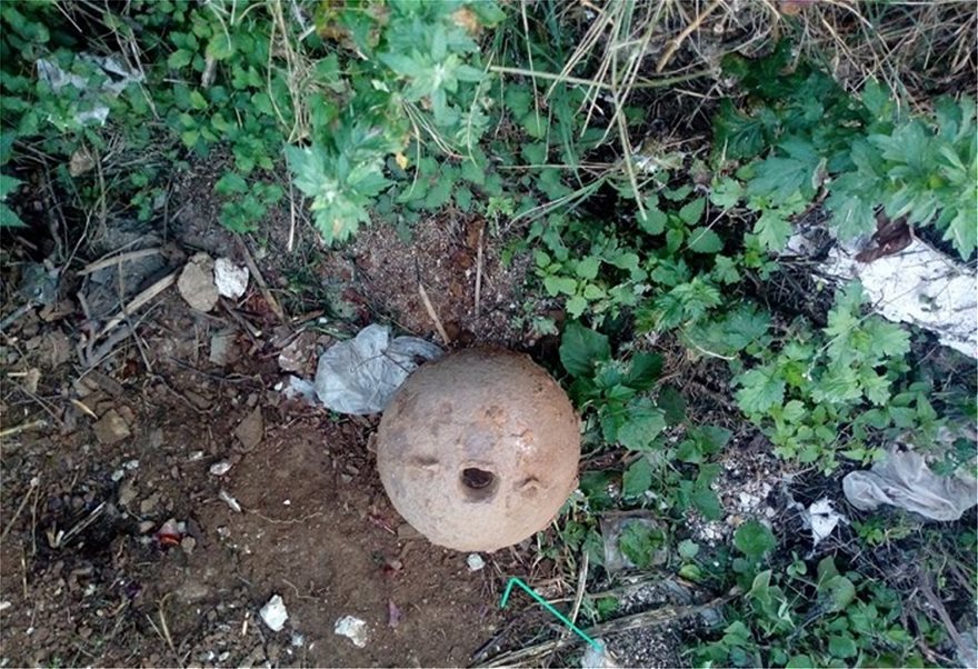 Ιωάννινα: Βρέθηκε βόμβα από την τουρκοκρατία (φωτό)