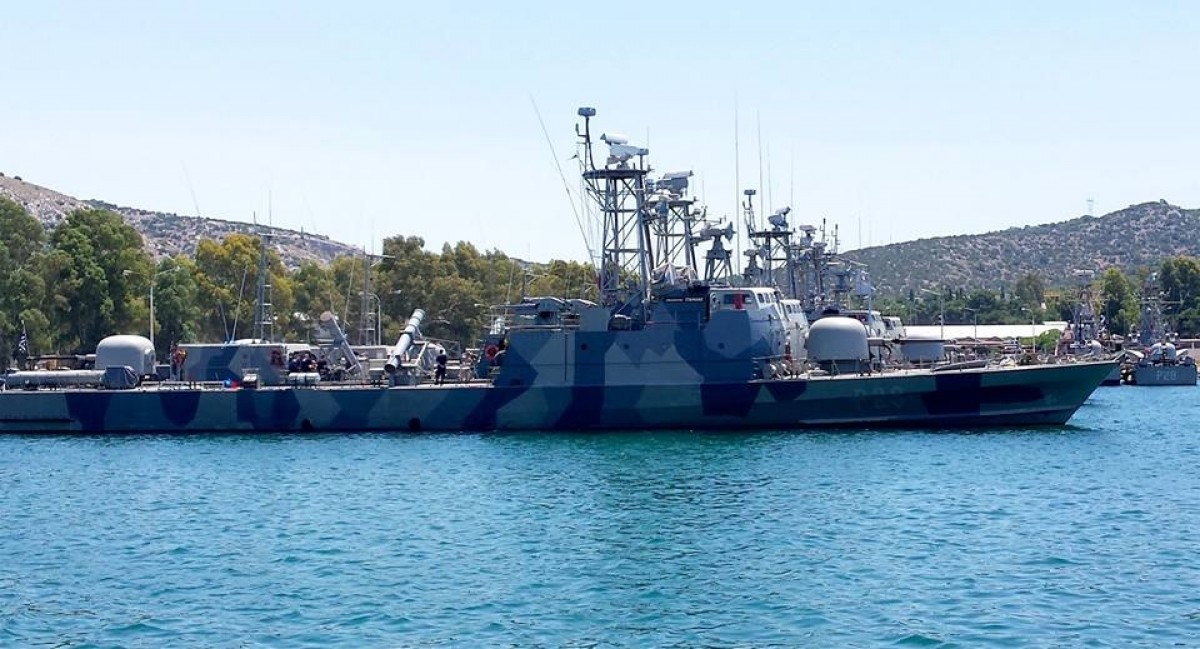 Η «stealth» ΤΠΚ (P29) Σταράκης οπλισμένη με RGM-84 Harpoon αναπτύχθηκε στη Μεγίστη απέναντι από τον τουρκικό Στόλο