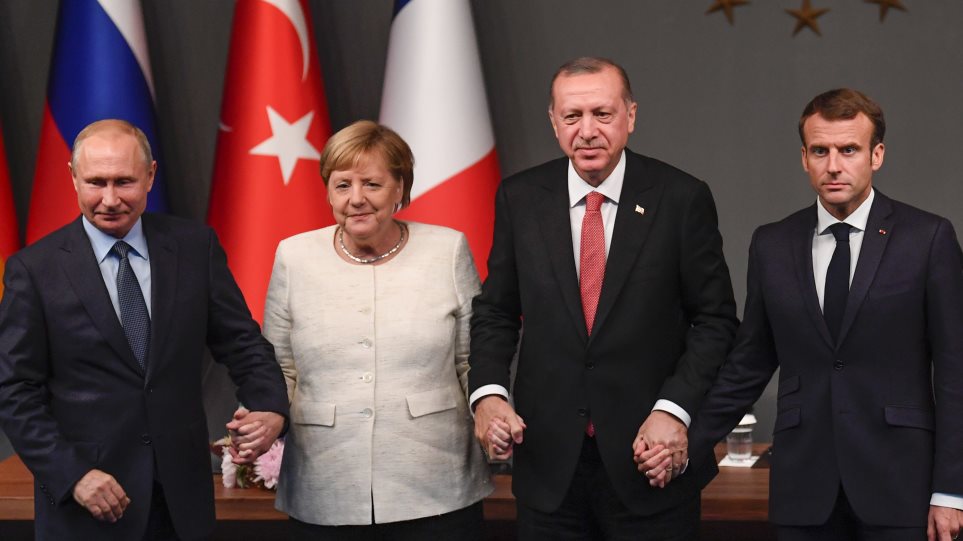 Πούτιν-Μέρκελ-Μακρόν και Ερντογάν συμφώνησαν για τη Συρία χωρίς τη… Συρία