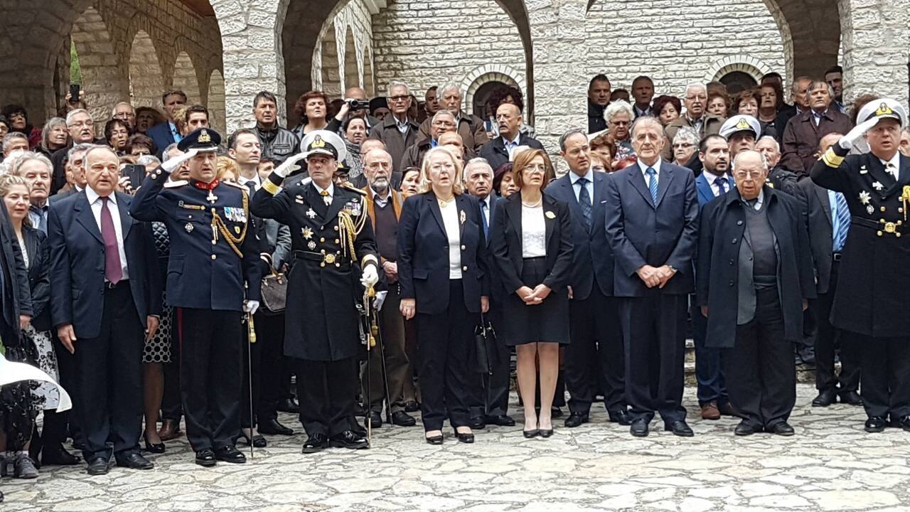 Η τελετή στο στρατιωτικό νεκροταφείο της Κλεισούρας για τους πεσόντες Έλληνες στρατιωτικούς