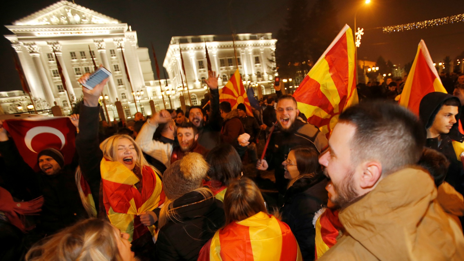 Διαδήλωση στα Σκόπια: Ζητούν να μην αλλάξει το όνομα της «Μακεδονίας»
