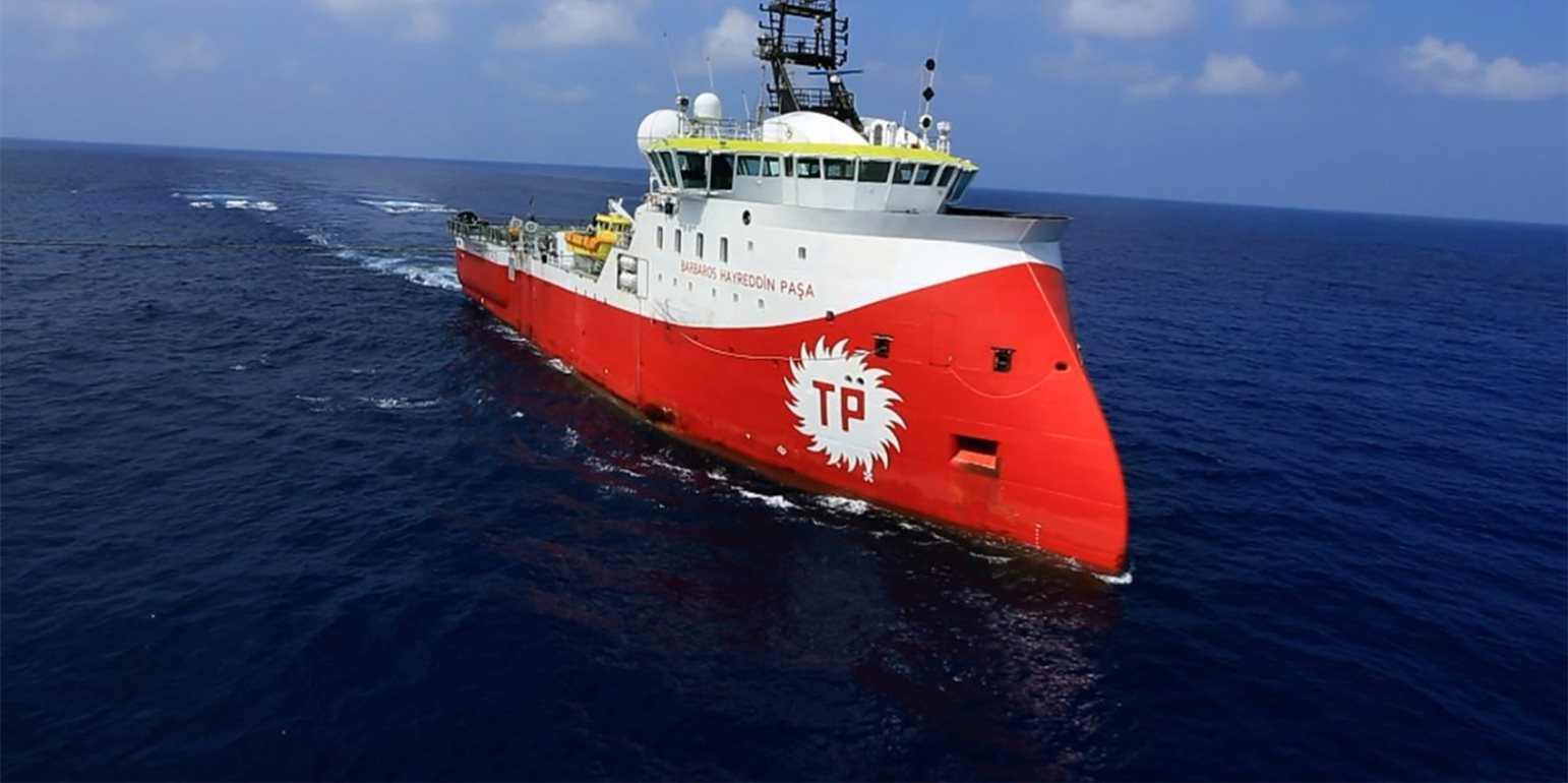 Εισβoλή του Barbaros στο Βυθοτεμάχιο 4 της κυπριακής ΑΟΖ συνοδεία τουρκικών πολεμικών πλοίων