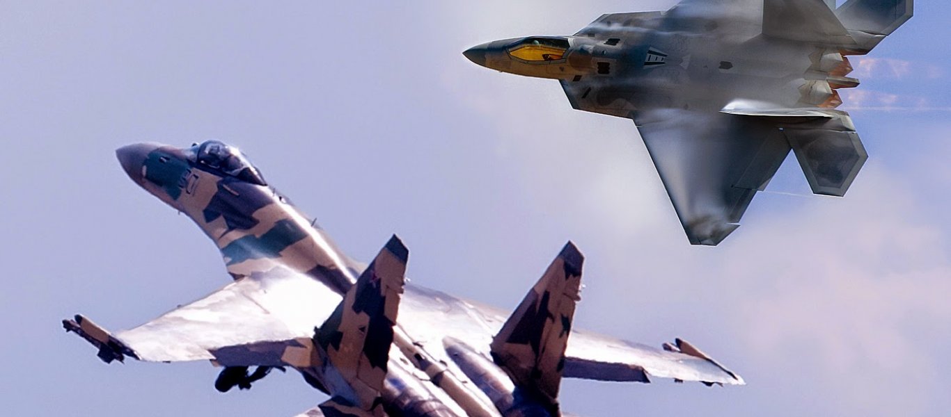 F-22A Raptor εναντίον Su-35S: «Αναμέτρηση» των κορυφαίων μαχητικών- Δείτε βίντεο