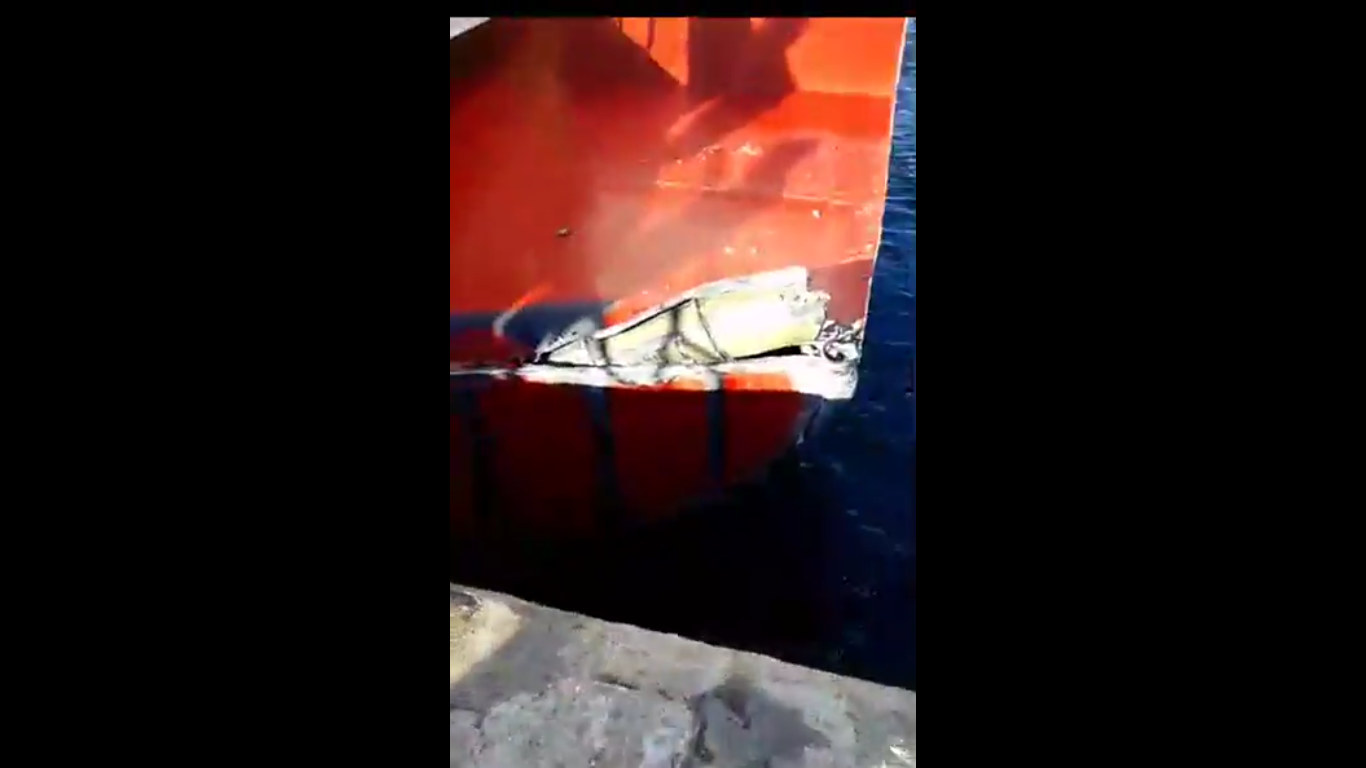 Σύγκρουση πλοίου σε προβλήτα στην Ηγουμενίτσα (βίντεο)
