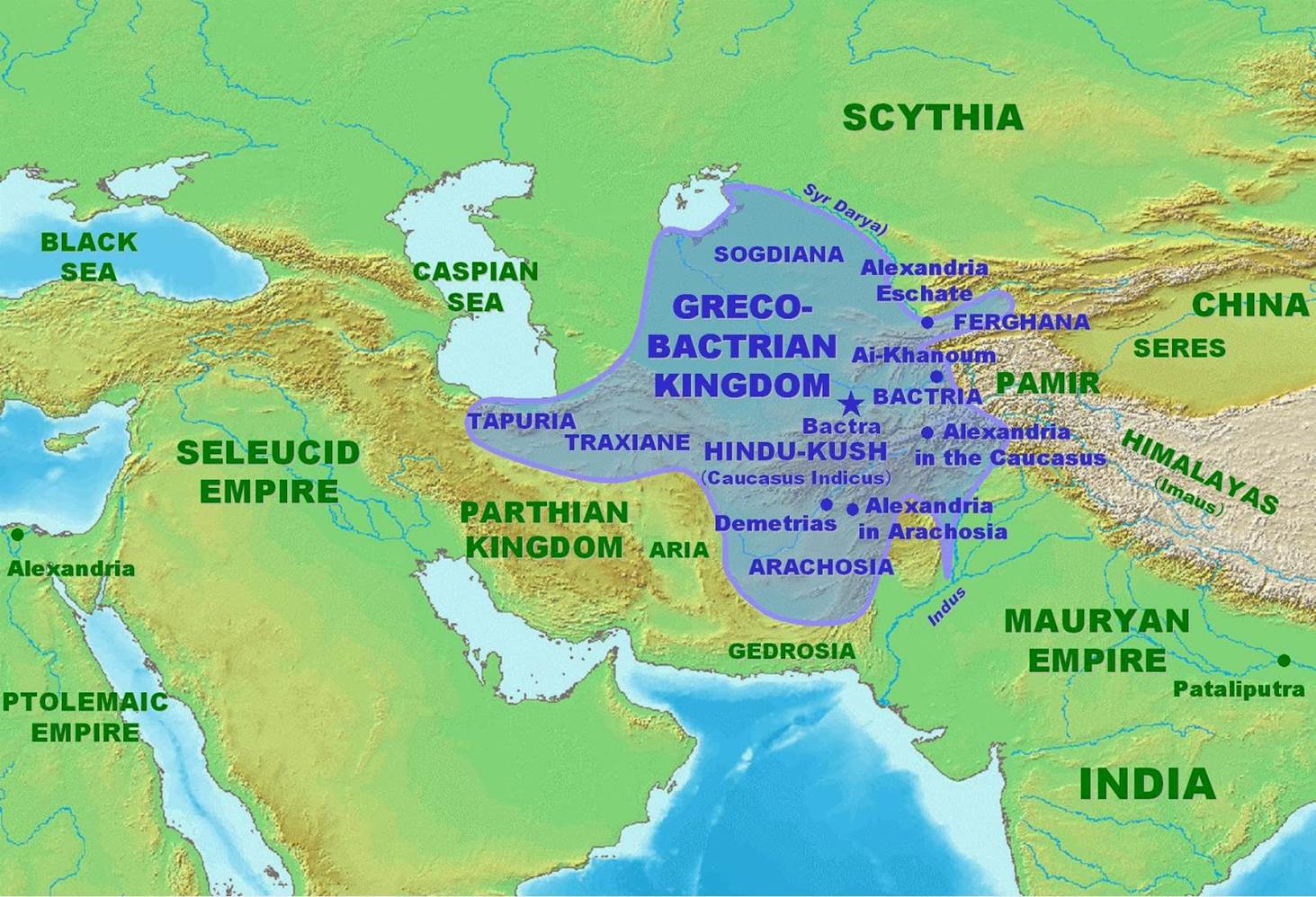 Ελληνικό βασίλειο Βακτριανής: Το ανατολικότερο άκρο του ελληνιστικού κόσμου που ιδρύθηκε από τον Έλληνα Διόδοτο Α’