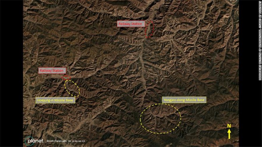 Η Βόρεια Κορέα έχει μεγεθύνει μια μεγάλη βάση βαλλιστικών πυραύλων μεγάλου βεληνεκούς σύμφωνα με τους δορυφόρους (φωτο)
