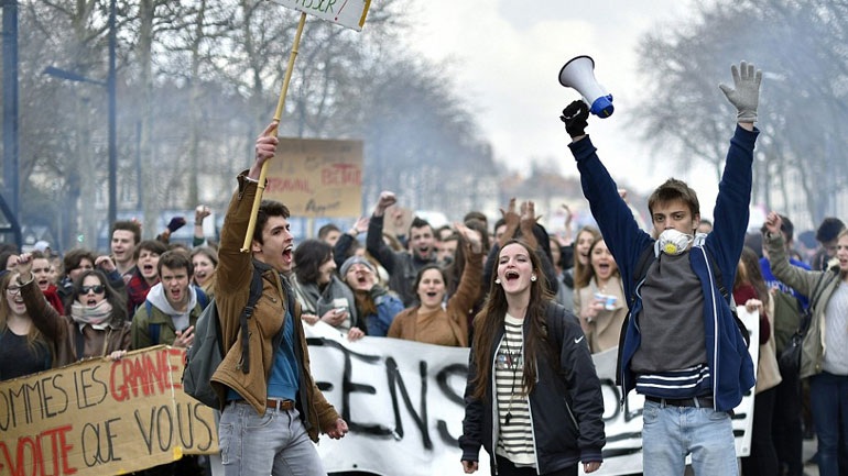 Λιόν: Νέες συλλήψεις μαθητών κατά τη διάρκεια διαδηλώσεων