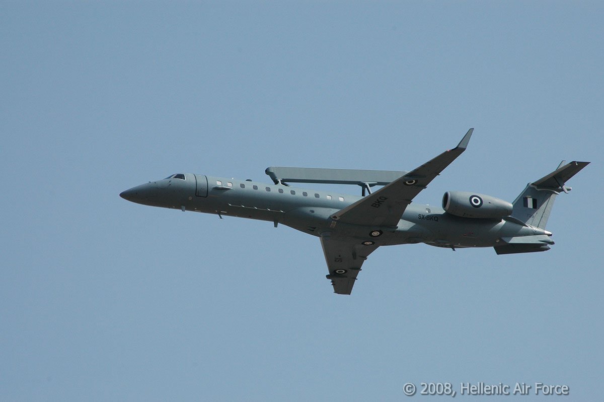 Πτήση στοχοποίησης του τουρκικού στολίσκου που συνοδεύει το Barbaros από αεροσκάφος-ραντάρ EMB-145H της ΠΑ