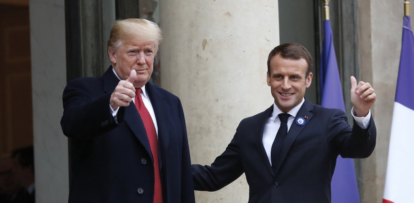 Στο στόχαστρο του Ντ.Τραμπ ο Ε.Μακρόν: «Θέλετε Ευρωστρατό ενώ εμείς σας σώσαμε σε δύο Παγκόσμιους Πολέμους»