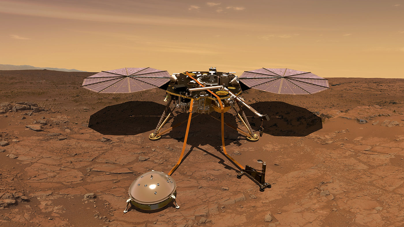 Η NASA έδωσε στη δημοσιότητα την πρώτη φωτογραφία «σέλφι» που τράβηξε στον ‘Αρη το Insight (βίντεο)