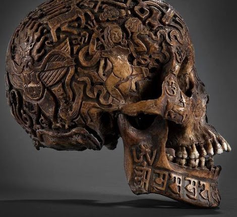 Ανατριχιαστικό – Το μυστήριο που κρύβει το αρχαίο σκαλιστό κρανίο του Θιβέτ! (φώτο)