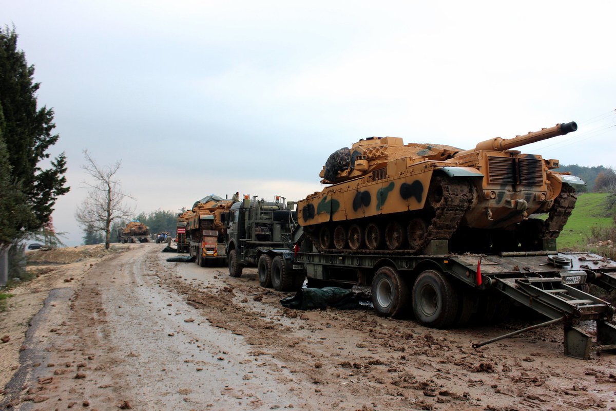 Τουρκικές τεθωρακισμένες Ταξιαρχίες προελαύνουν και πάλι στην Συρία: Αρματα Μ60Τ & Leopard 2A4 μπαίνουν στην Μάνμπιτζ