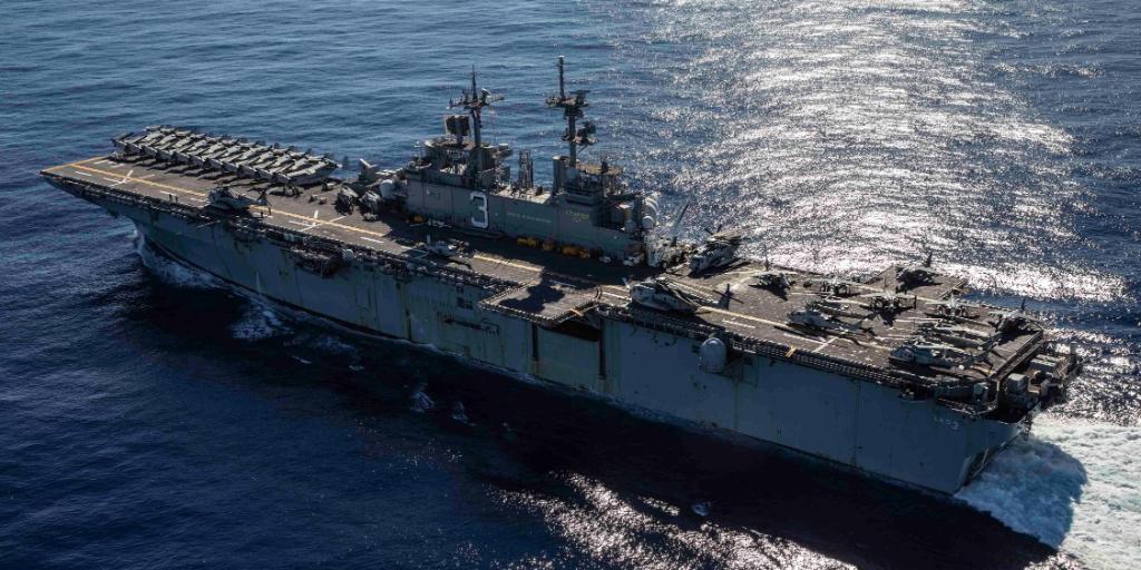 Στη Μεσόγειο το αμερικανικό ελικοπτεροφόρο USS Kearsarge με 2.000 Πεζοναύτες