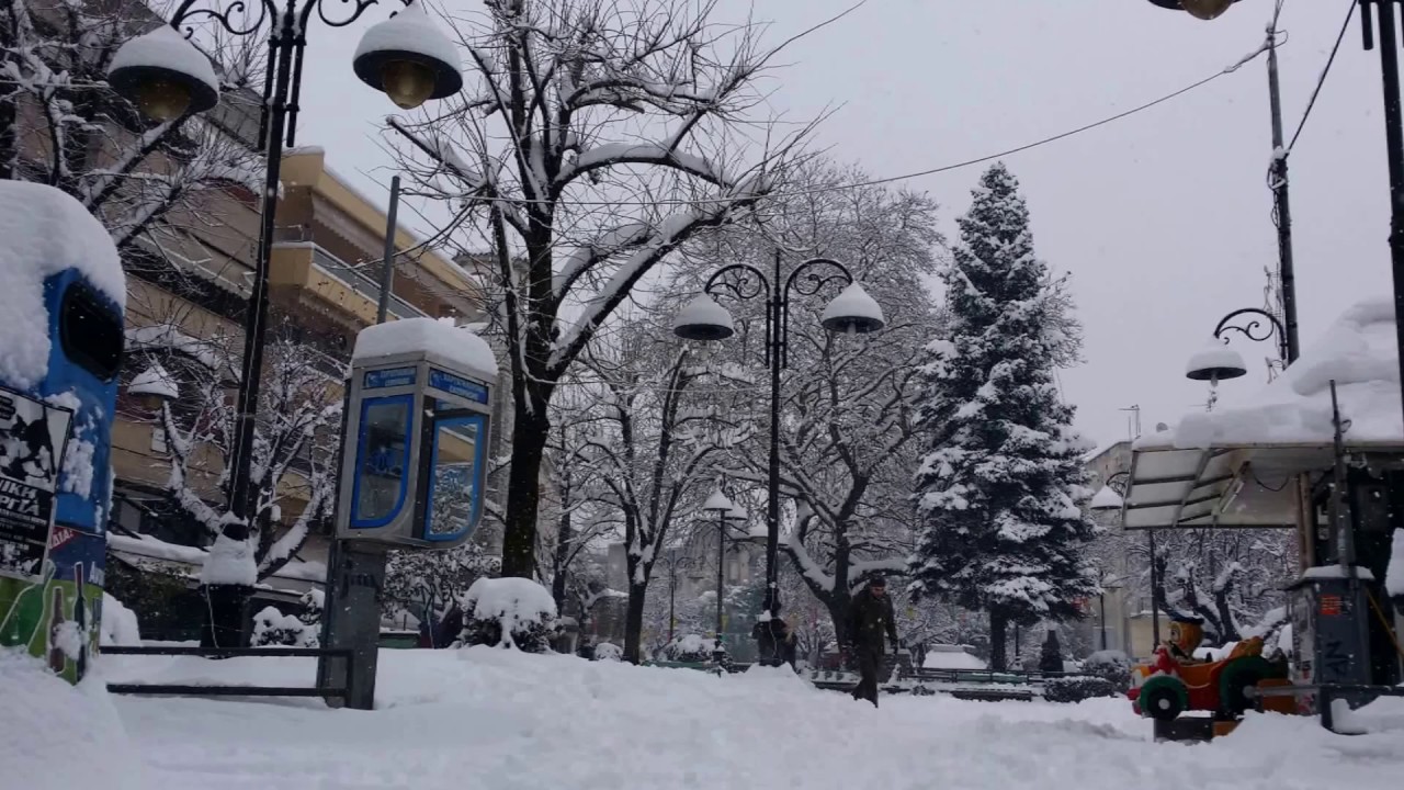 «Ντυμένα» στα λευκά και τα Γιάννενα από την κακοκαιρία «Σοφία» (φωτο)