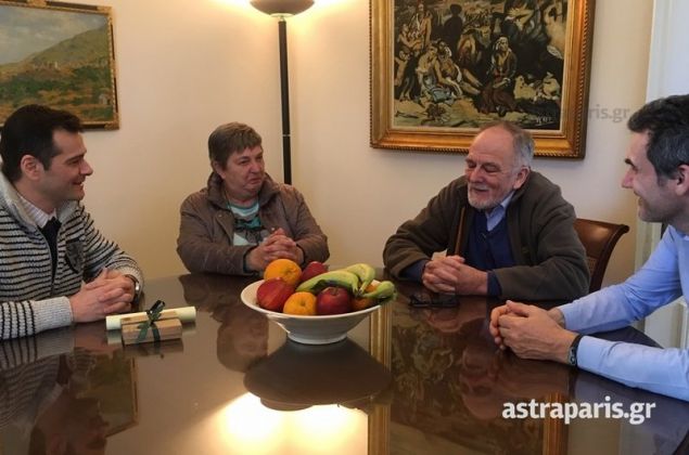 Βραβεύτηκε το ζευγάρι των Βέλγων που κάνει επί 16 χρόνια διακοπές στη Χίο