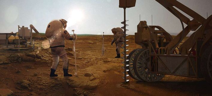 NASA: Σχέδια για γεώτρηση νερού στον Άρη με στόχο τη μελλοντική αποικία ανθρώπων