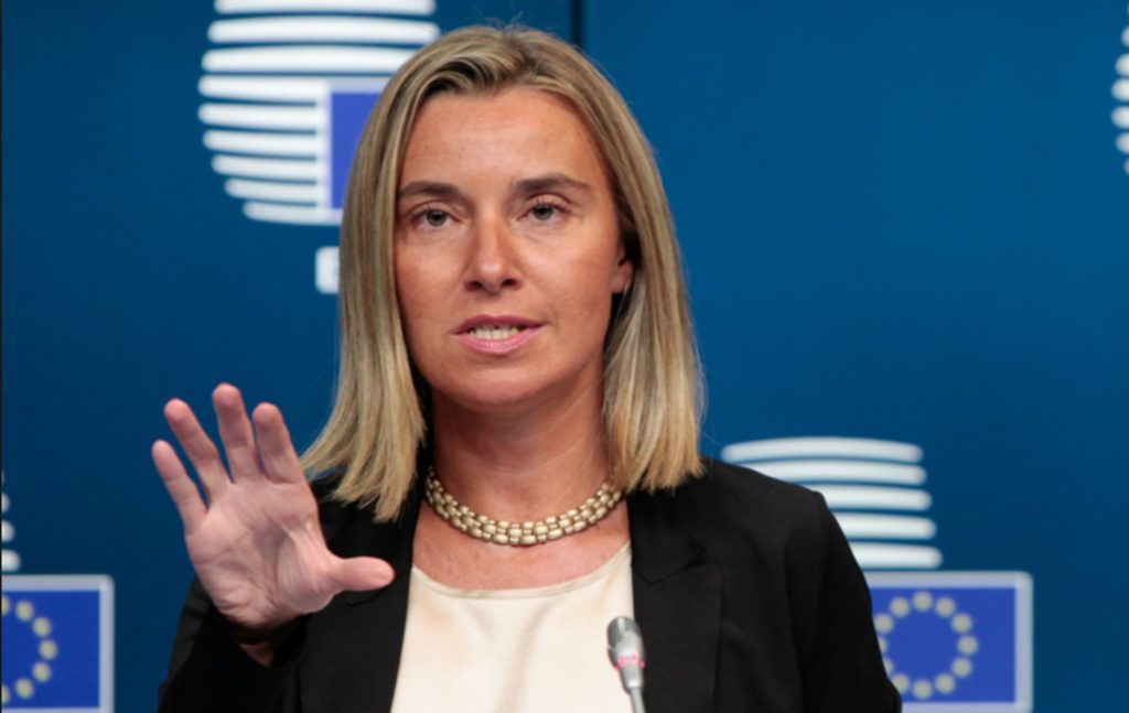 Φεντερίκα Μογκερίνι για τουρκικό casus belli κατά Ελλάδας: «Άλλα λόγια ν’αγαπιόμαστε»