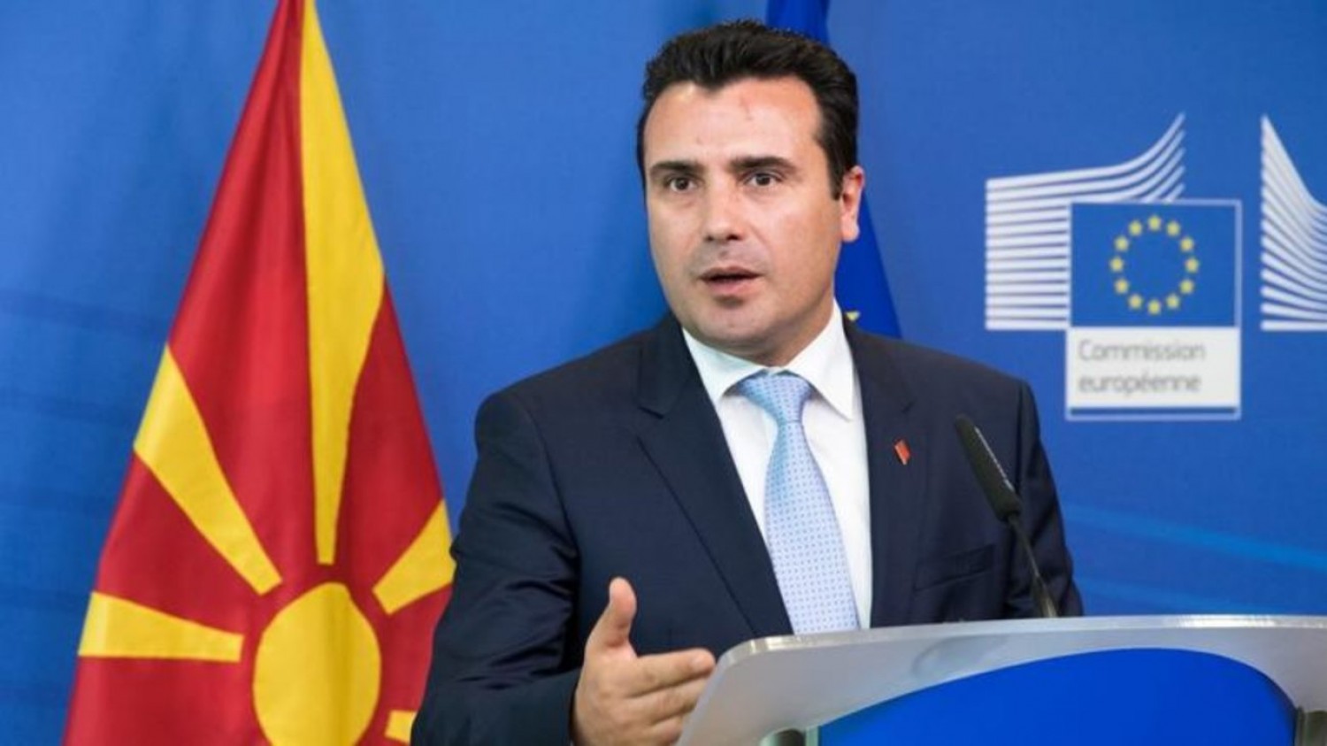 Ο Ζάεφ πανηγυρίζει και μιλά για «Δημοκρατία της Μακεδονίας»: «Ανοίξαμε τις πόρτες ΝΑΤΟ και ΕΕ»